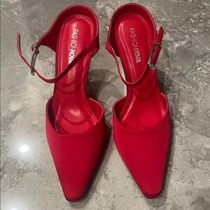 Fashion Nova Bold Scarlet Heels